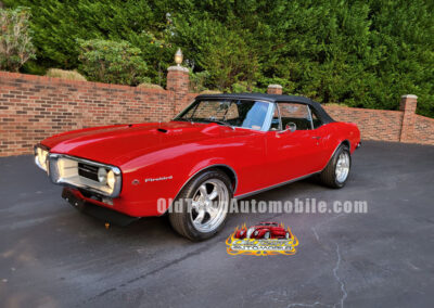 1967 Pontiac Firebird Convertible in Regal Red at Old Town Automobile