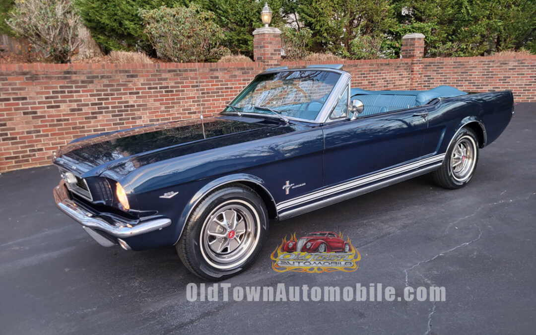 1966 Ford Mustang Convertible in Night Mist Blue for sale