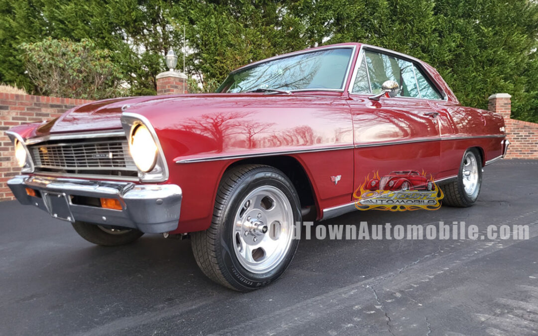 SOLD – 1966 Chevrolet Nova in Cranberry Red Metallic