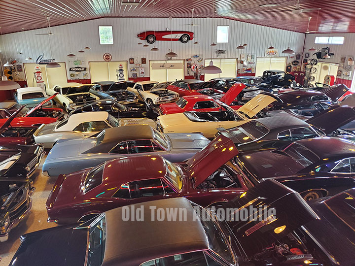 Interior of Old Town Automobile's showroom