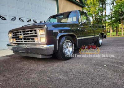 1987 Chevy Short Bed Pickup in Charcoal Metallic