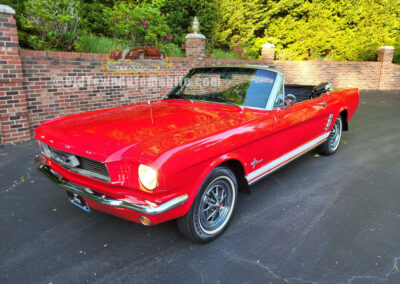 1966 Ford Mustang Convertible in Red