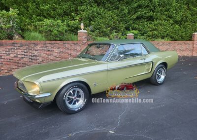 1967 Mustang Cpe Lime Gold