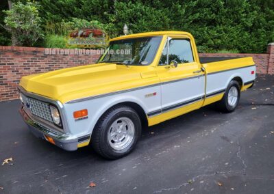 1972 Chevrolet C10 Pickup in yellow for sale
