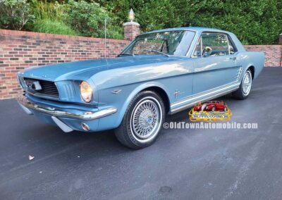 1966 Ford Mustang Coupe in Silver Blue
