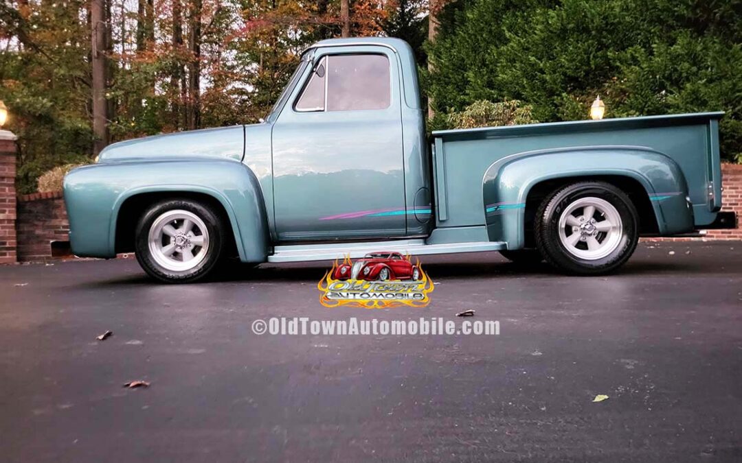 1953 Ford F100 Seamist Green 2212 (48) | Old Town Automobile