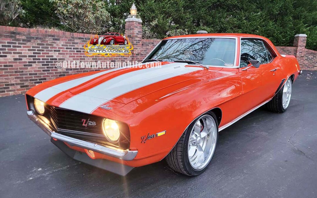 1969 Camaro Hugger Orange 2214 (16) | Old Town Automobile