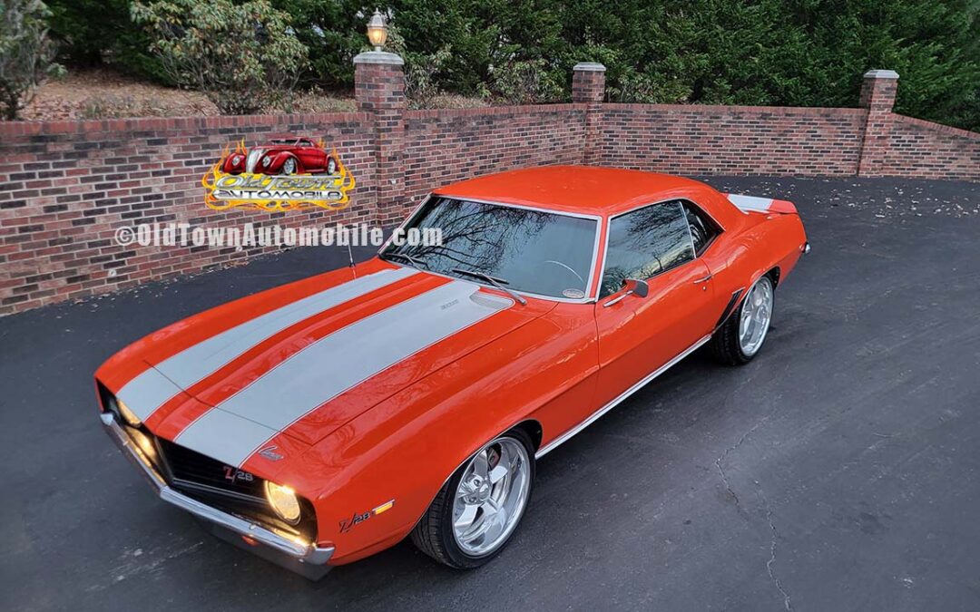 1969 Camaro Hugger Orange 2214 (20) | Old Town Automobile