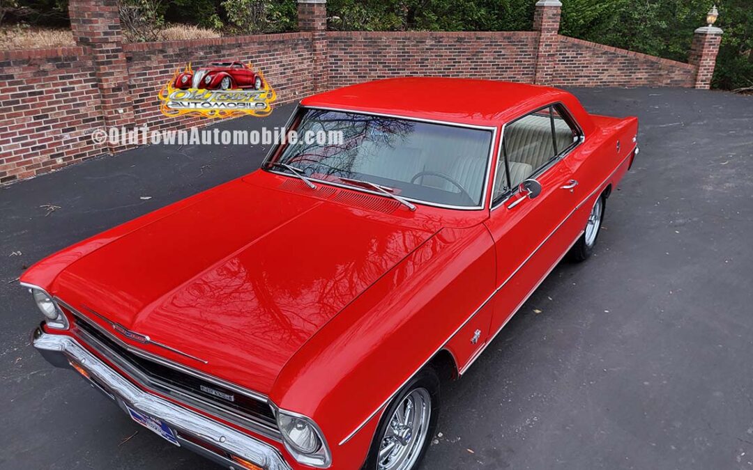 1966 Chevy II in red