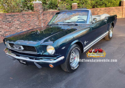 1966 Ford Mustang Convertible in Deep Jewel Green