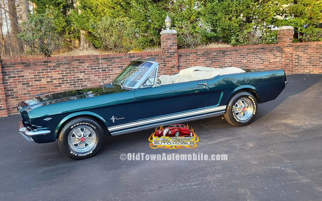 SOLD – 1966 Mustang Convertible in Deep Jewel Green