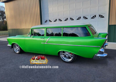 1957 Chevrolet 2-door Wagon Restomod in Green