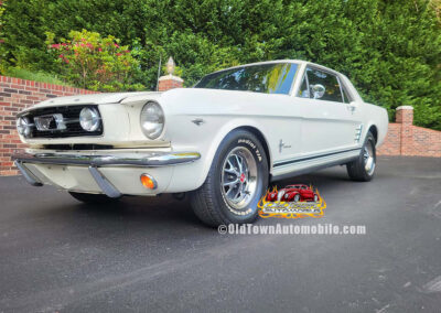 1966 Ford Mustang Coupe in white