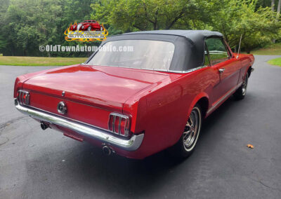 1965 Ford Mustang Conv in Candy Apple Red