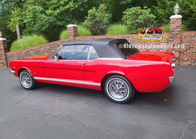 1965 Ford Mustang Conv in Candy Apple Red