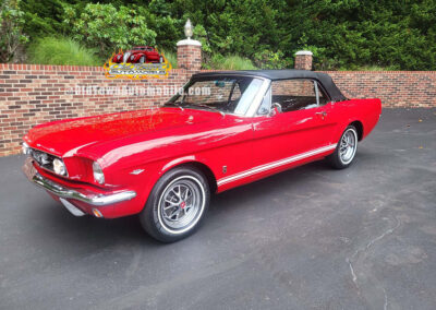 1965 Ford Mustang Conv in Candy Apple Red