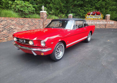 1965 Ford Mustang Conv in Candy Apple Red