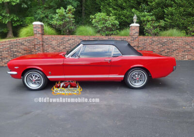 1965 Ford Mustang Conv in Candy Apple Red