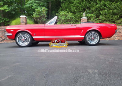 1965 Ford Mustang Conv in Candy Apple Red