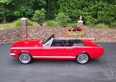 1965 Ford Mustang Conv in Candy Apple Red