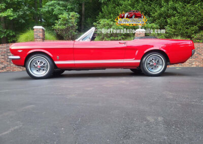 1965 Ford Mustang Conv in Candy Apple Red