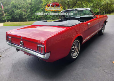 1965 Ford Mustang Conv in Candy Apple Red