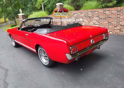 1965 Ford Mustang Conv in Candy Apple Red