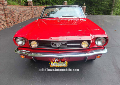 1965 Ford Mustang Conv in Candy Apple Red