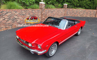 1965 Mustang Convertible in Candy Apple Red