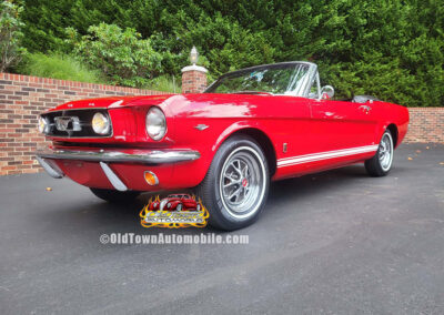 1965 Ford Mustang Conv in Candy Apple Red