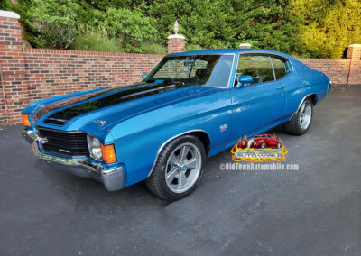 1972 Chevelle in Mulsanne Blue at Old Town Automobile