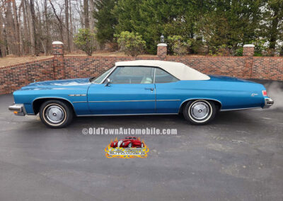 1975 Buick LeSabre Convertible in blue - original car