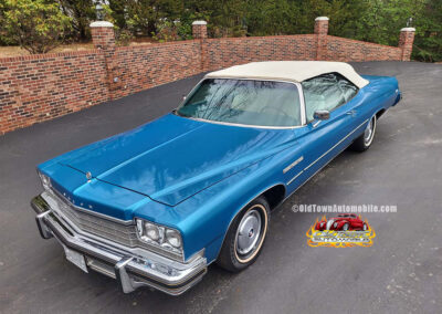 1975 Buick LeSabre Convertible in blue - original car