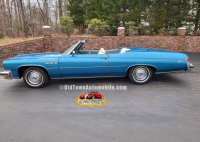 1975 Buick LeSabre Convertible in blue - original car