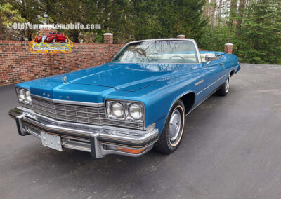 1975 Buick LeSabre Convertible in blue - original car