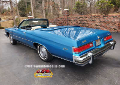 1975 Buick LeSabre Convertible in blue - original car