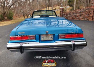 1975 Buick LeSabre Convertible in blue - original car