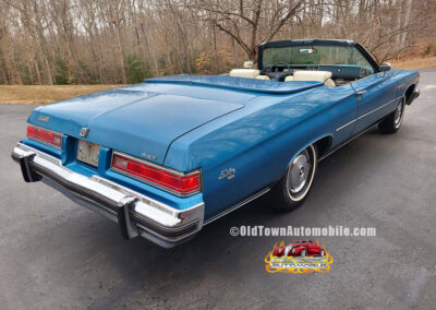 1975 Buick LeSabre Convertible in blue - original car