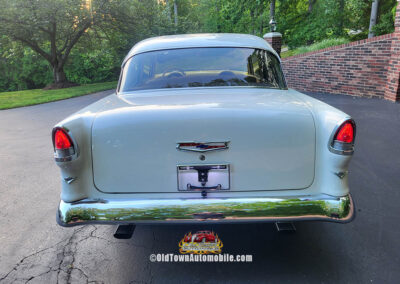 1955 Chevrolet Sedan in Yellow and White - exterior
