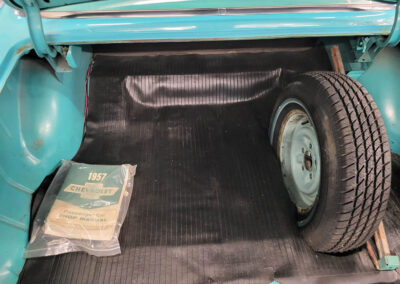 1957 Chevrolet BelAir Sedan in Turquoise - Trunk