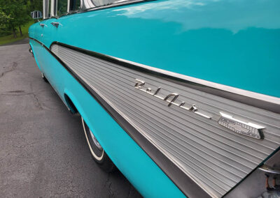 1957 Chevrolet BelAir Sedan in Turquoise - Exterior