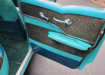 1957 Chevrolet BelAir Sedan in Turquoise - Interior
