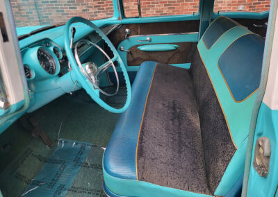 1957 Chevrolet BelAir Sedan in Turquoise - Interior