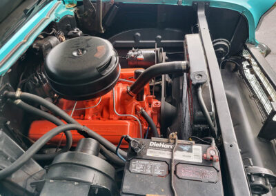 1957 Chevrolet BelAir Sedan in Turquoise - Engine
