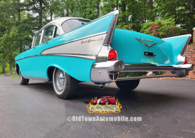 1957 Chevrolet BelAir Sedan in Turquoise - Exterior