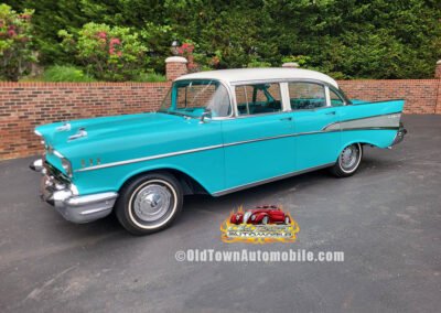1957 Chevrolet BelAir Sedan in Turquoise - Exterior