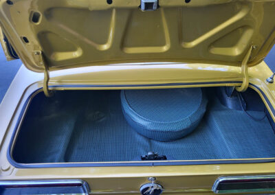 1967 Chevrolet Camaro in Candy Gold - Trunk