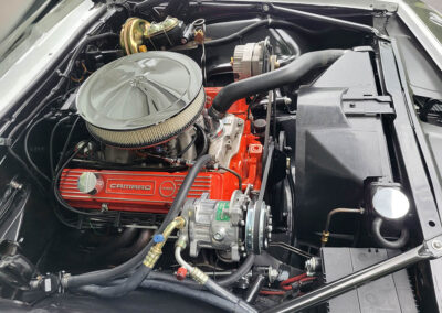 1968 Chevrolet Camaro in White - engine