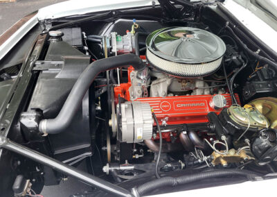 1968 Chevrolet Camaro in White - engine