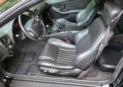 2001 Pontiac Trans Am in Black - interior